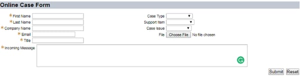 Case-form